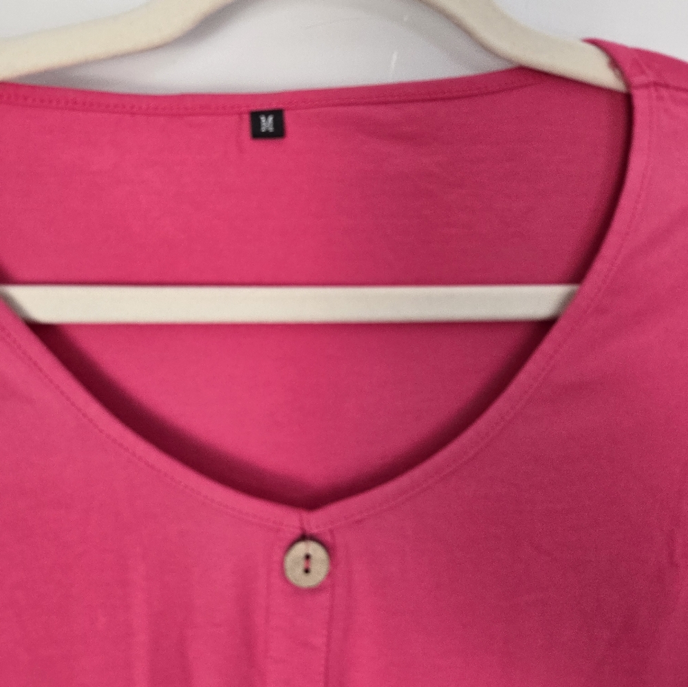 Pink Button-Down Dress - Picture 2 of 7